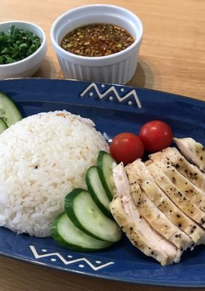 土鍋でカオマンガイ-レシピのメイン写真