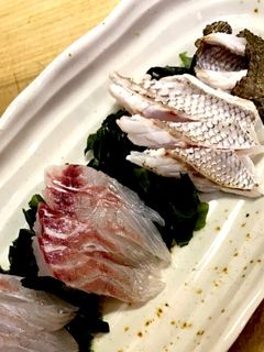 <香りと歯ごたえ> 鯛刺身の炙り-レシピのメイン写真