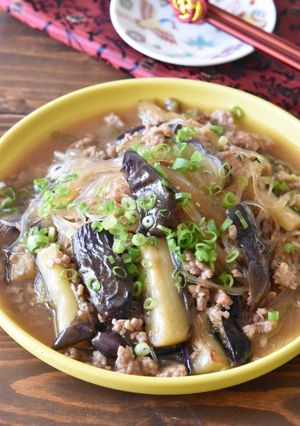 麻婆なすと春雨のうま煮【作り置き】-レシピのメイン写真