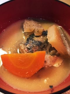 豚汁のかわりに☆鯖缶の味噌汁-レシピのメイン写真