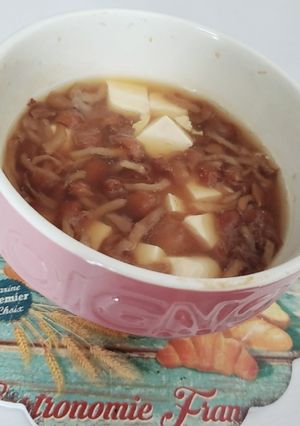 レンジで簡単*゚なめこ湯豆腐-レシピのメイン写真