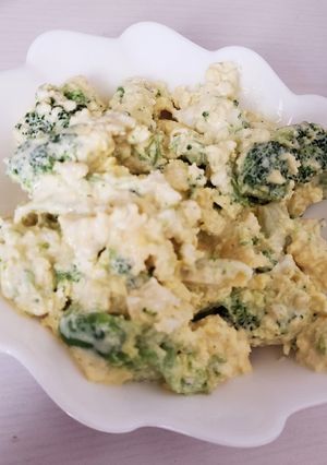 レンジで簡単*ﾟブロッコリーと卵のサラダ-レシピのメイン写真