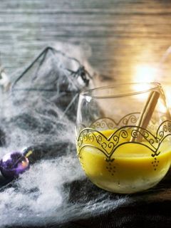 ハロウィン かぼちゃと甘酒のスムージー-レシピのメイン写真