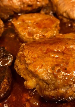 むっちりお肉ハンバーグ-レシピのメイン写真
