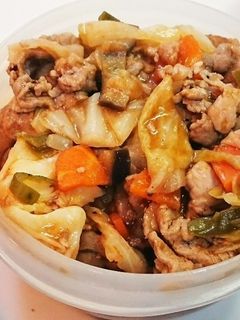 豚肩ロースと野菜の五目トマトソース炒め-レシピのメイン写真