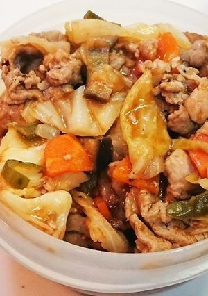 豚肩ロースと野菜の五目トマトソース炒め-レシピのメイン写真