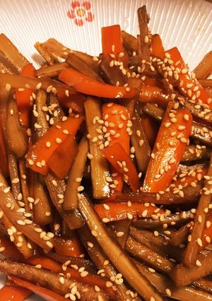 ばあばのきんぴら-レシピのメイン写真
