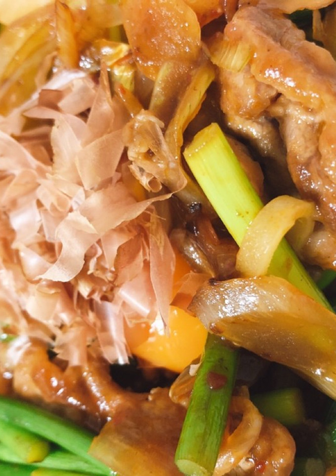 豚肉とニンニクの芽のオイスターソース炒め-レシピのメイン写真