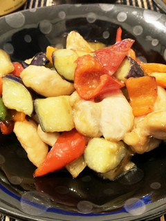 簡単!鶏肉と野菜のポン酢炒め-レシピのメイン写真