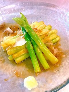 簡単!アスパラの焼きびたし✨-レシピのメイン写真