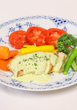 グリルチキンのバジルソース仕立て-レシピのメイン写真