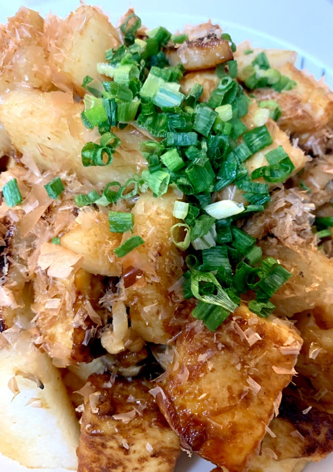 ながいもと厚揚げの炒め物-レシピのメイン写真