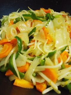我が家の基本の野菜炒め♪-レシピのメイン写真