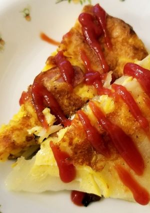 じゃがいもウインナーのチーズオムレツ-レシピのメイン写真