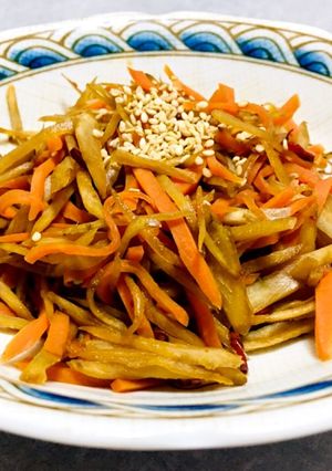 素材の味を楽しむ♪金平ごぼう-レシピのメイン写真
