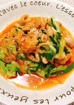 ピリッとうまい！鶏肉のコチュオイ炒め☆☆-レシピのメイン写真