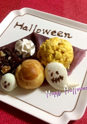 ハロウィンプレート-レシピのメイン写真