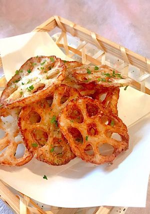 サクッとおつまみ✨レンコンの山椒のり-レシピのメイン写真