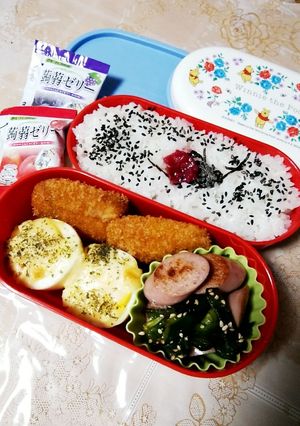 中学生女子弁当～ゼリーを保冷剤代わりに！-レシピのメイン写真