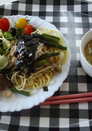 ウマウマ♡和風パスタツナソースがけ-レシピのメイン写真