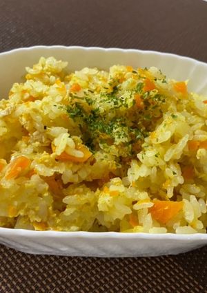 材料を入れて炊くだけ！カレー炊き込みご飯-レシピのメイン写真