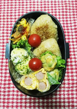 高校男子弁当♡焼おにぎり9/13-レシピのメイン写真