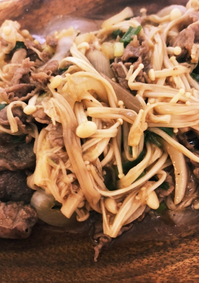 牛肉とえのきのオイスターソース炒め-レシピのメイン写真