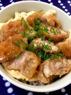 唐揚げ親子丼-レシピのメイン写真