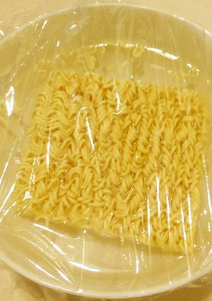 レンジでチンして作るインスタントラーメン-レシピのメイン写真