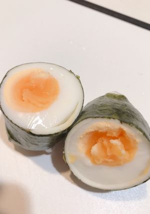 お弁当に簡単時短*茹で卵の海苔チーズ巻き-レシピのメイン写真