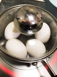 時短簡単*少ないお水で、茹で卵を作る方法-レシピのメイン写真