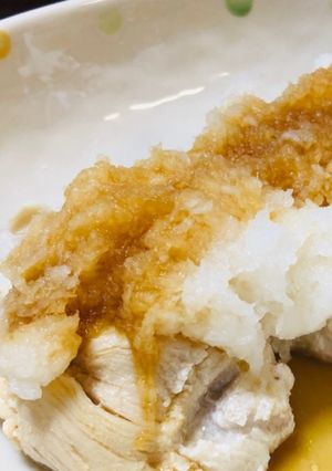 ぷりぷり鶏胸肉のおろしポン酢-レシピのメイン写真
