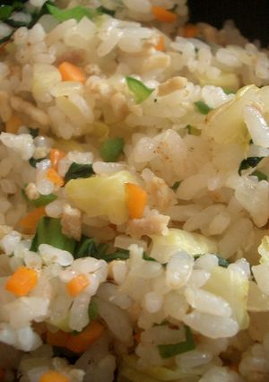 おちびの野菜たっぷりチャーハン-レシピのメイン写真