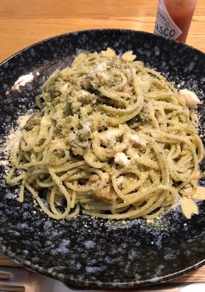 簡単！くるみとバジル♡オイルパスタ-レシピのメイン写真