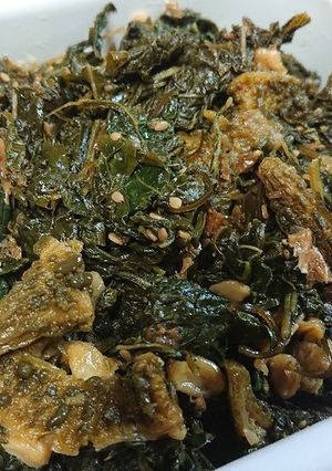 常備菜♪ゴーヤとゴーヤの葉っぱの佃煮-レシピのメイン写真