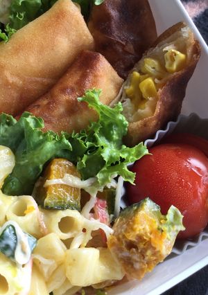 男子高生弁当☆コーンとチーズの春巻♫-レシピのメイン写真