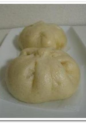 餃子のあまりで♪ふっかふか肉まん～☆-レシピのメイン写真