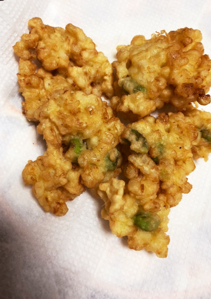 とうもろこしと枝豆のかき揚げ-レシピのメイン写真