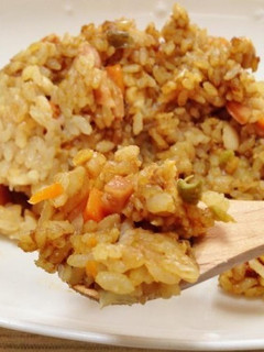 炊飯器で簡単♪塩麹を使ったカレーピラフ♪-レシピのメイン写真