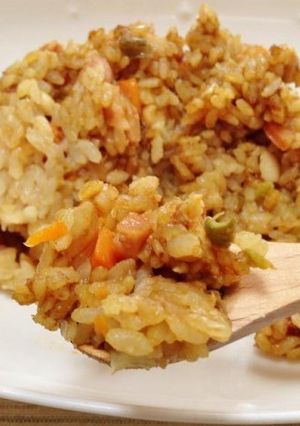 炊飯器で簡単♪塩麹を使ったカレーピラフ♪-レシピのメイン写真
