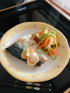 簡単夕食!鯖、野菜ソテー。-レシピのメイン写真