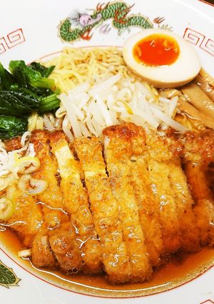 豚ロース肉と市販ラーメンDEパーコー麺♪-レシピのメイン写真
