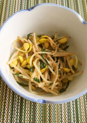 大豆もやしと大葉のさっぱりナムル-レシピのメイン写真