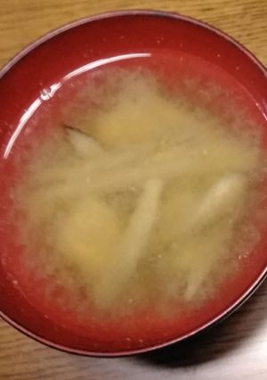 ごぼうとじゃがいもの味噌汁-レシピのメイン写真
