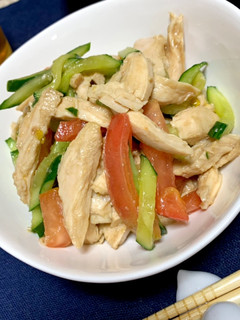 しっとりむね肉の中華サラダ-レシピのメイン写真