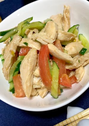 しっとりむね肉の中華サラダ-レシピのメイン写真
