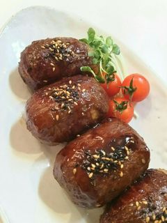 肉巻きおにぎり 焼肉のたれ-レシピのメイン写真