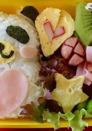 簡単キャラ弁☆パンダ☆パート３-レシピのメイン写真