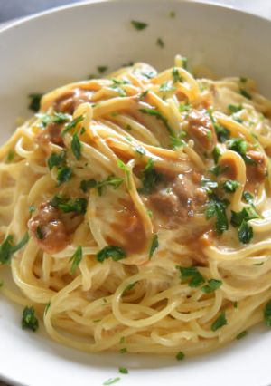 塩ウニでお得なウニクリームパスタ-レシピのメイン写真