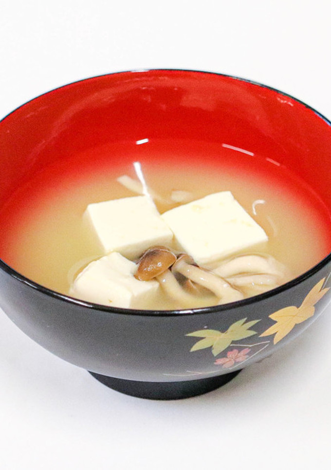 豆腐としめじのみそ汁-レシピのメイン写真